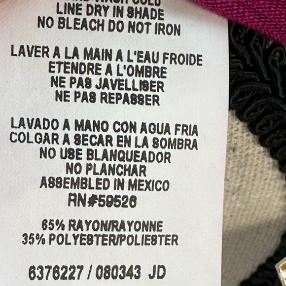 Becca Sleeveless Racerback Swimsuit Cover Up Dress - Pink - size 2X - Picture 7 of 10